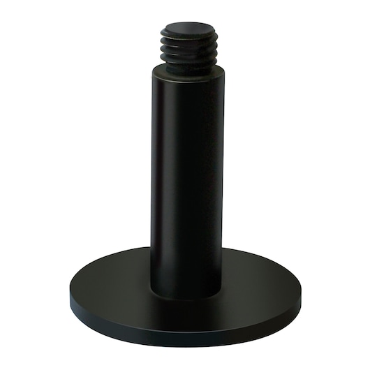 STANLEY 1-77-024 photography threaded adapter black, front angle on white background