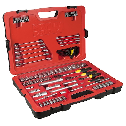 ΚΑΣΕΤΙΝΑ ΜΕ ΚΑΡΥΔΑΚΙΑ FATMAX 1/2", 3/8", 1/4" ΝΙΚΕΛ ΧΡΩΜΙΟΥ 96 ΤΕΜ