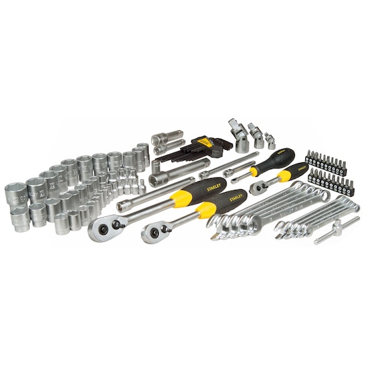 ΚΑΣΕΤΙΝΑ ΜΕ ΚΑΡΥΔΑΚΙΑ FATMAX 1/2", 3/8", 1/4" ΝΙΚΕΛ ΧΡΩΜΙΟΥ 96 ΤΕΜ