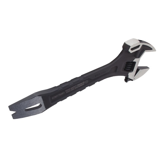 Photo of STANLEY FMHT0-75081 adjustable wrench and pry bar combo tool on white background.