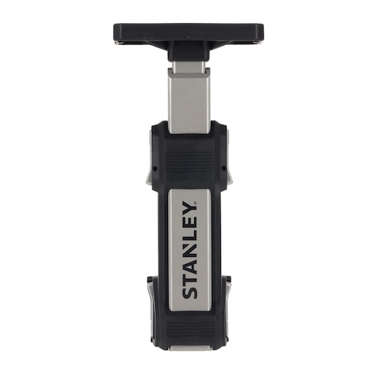 STANLEY FMHT83554 adjustable support rod, black and silver, product front view on white background.