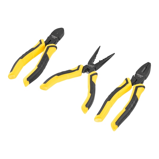 STANLEY® σετ 3 τεμαχίων πένσες 150mm μακριάς και διαγώνιας κοπής